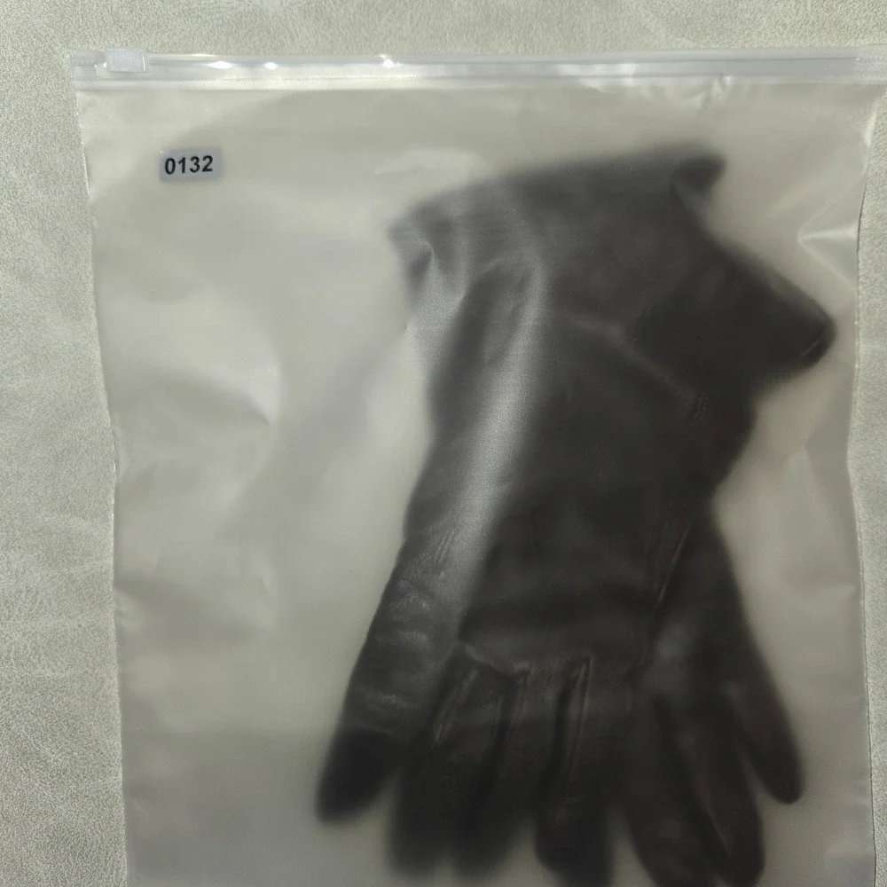 Brown Leather & Cashmere Gloves Size 7 Jodi Arden Made in France‎ Classic Luxury